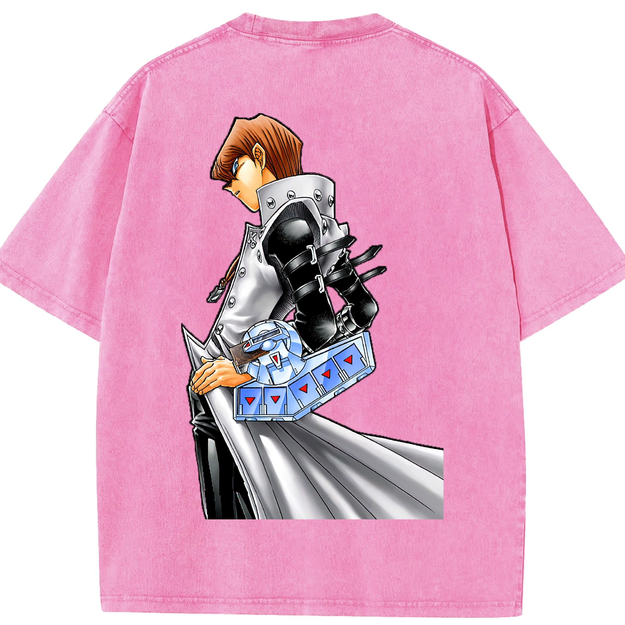 （画像用） 遊☆戯☆王 Yu-Gi-Oh! 綿100% ヴィンテージ風 半袖Tシャツ（背面プリント）